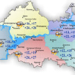 Сегодня в Татарстане дожди и до +26 