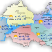 В Татарстане ожидается небольшой дождь и до +25°С